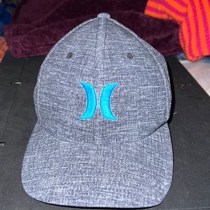 Hurley Men's Dri-FIT Cutback Flex Fit Hat Cap - Dark Grey